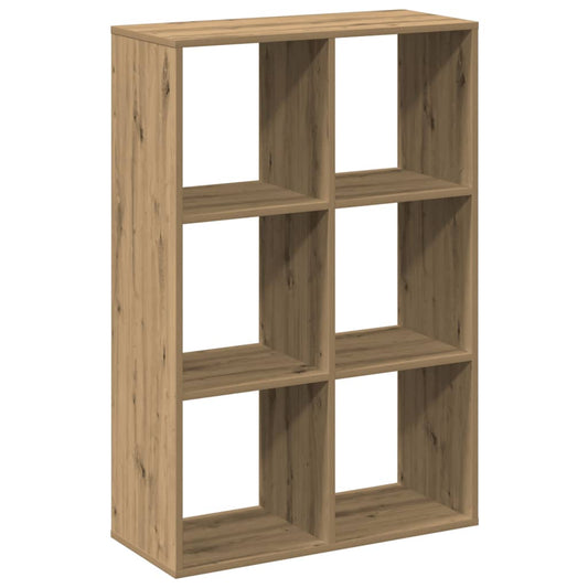Room Divider Bookcase Artisan Oak 69.5x29x103.5 cm Engineered Wood Room Divider Bookcase Artisan Oak 69.5x29x103.5 cm Engineered Wood