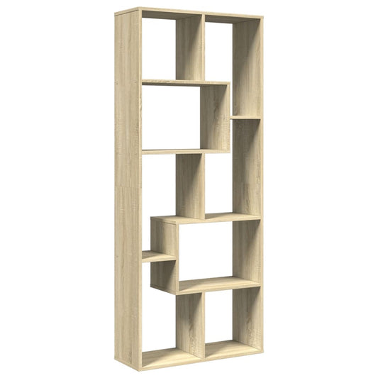 Room Divider Bookcase Sonoma Oak 67x25x161,5 cm Engineered Wood Room Divider Bookcase Sonoma Oak 67x25x161,5 cm Engineered Wood
