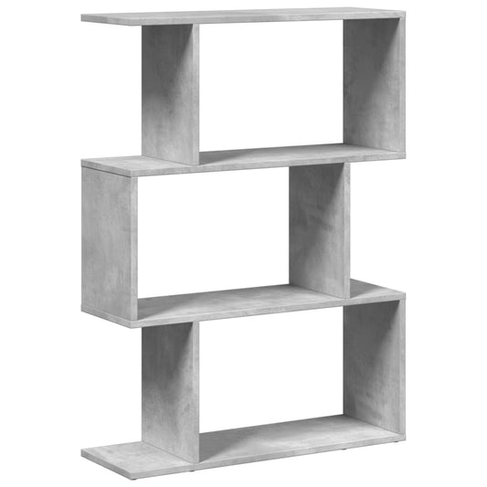 Room Divider Bookcase 3-Tier Concrete Grey 70x24x97 cm Engineered Wood Room Divider Bookcase 3-Tier Concrete Grey 70x24x97 cm Engineered Wood