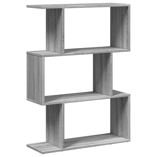 Room Divider Bookcase 3-Tier Grey Sonoma 70x24x97 cm Engineered Wood Room Divider Bookcase 3-Tier Grey Sonoma 70x24x97 cm Engineered Wood