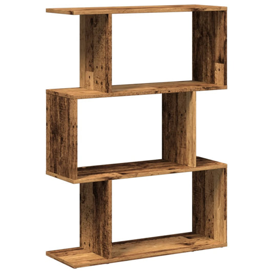 Room Divider Bookcase 3-Tier Old Wood 70x24x97 cm Engineered Wood Room Divider Bookcase 3-Tier Old Wood 70x24x97 cm Engineered Wood