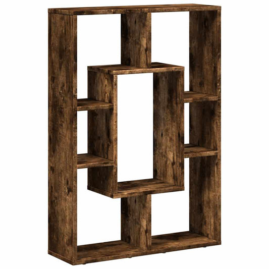 Bookcase Smoked Oak 63x20x90 cm Engineered Wood Bookcase Smoked Oak 63x20x90 cm Engineered Wood
