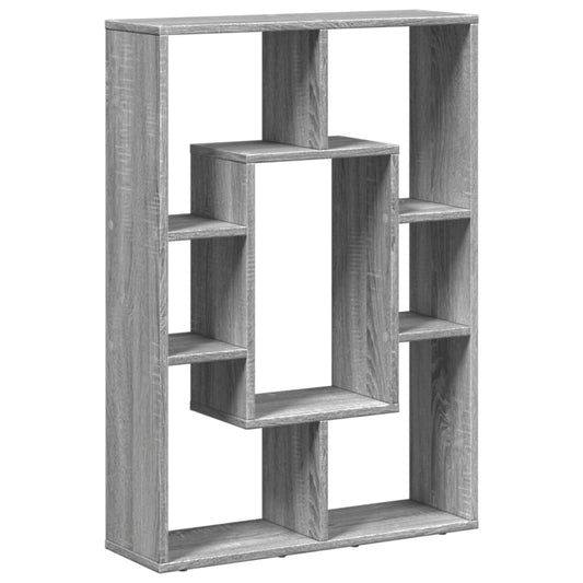 Bookcase Grey Sonoma 63x20x90 cm Engineered Wood Bookcase Grey Sonoma 63x20x90 cm Engineered Wood