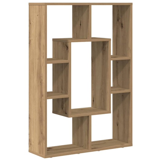 Bookcase Artisian Oak 63x20x90 cm Engineered Wood Bookcase Artisian Oak 63x20x90 cm Engineered Wood
