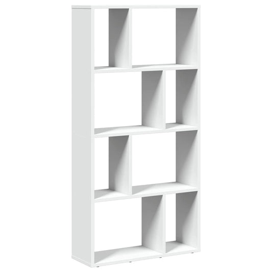 Bookcase White 60x20x120.5 cm Engineered Wood Bookcase White 60x20x120.5 cm Engineered Wood