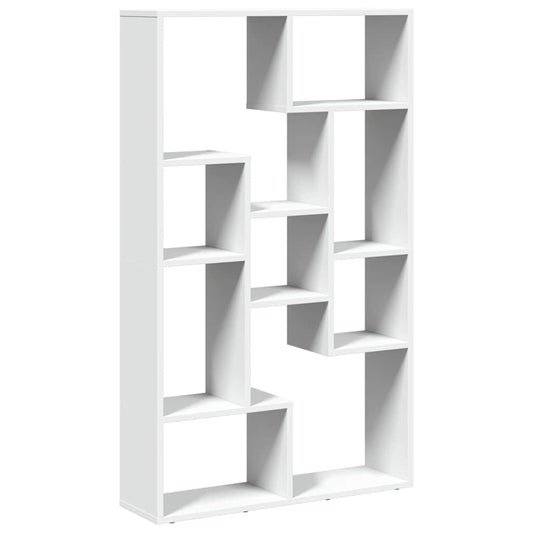 Bookcase White 72x20x120.5 cm Engineered Wood Bookcase White 72x20x120.5 cm Engineered Wood