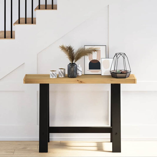 Console Table NOAIN A-Shaped Legs 120x30x75 cm Solid Wood Pine Console Table NOAIN A-Shaped Legs 120x30x75 cm Solid Wood Pine