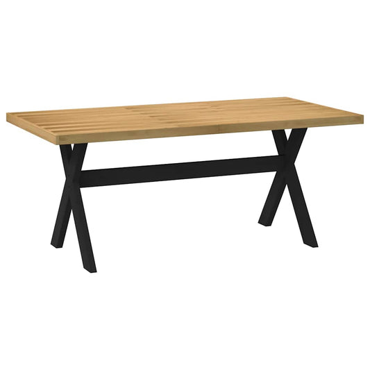Dining Table NOAIN X-Shaped Legs 180x90x75 cm Solid Wood Pine Dining Table NOAIN X-Shaped Legs 180x90x75 cm Solid Wood Pine