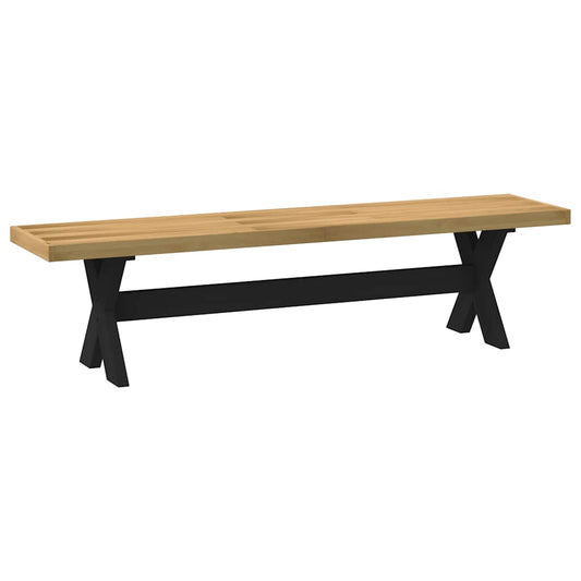 Dining Bench NOAIN X-Shaped Legs 180x40x45 cm Solid Wood Pine Dining Bench NOAIN X-Shaped Legs 180x40x45 cm Solid Wood Pine