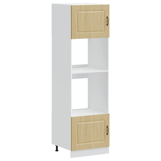 Oven Cabinets 2 pcs "Kalmar" Sonoma Oak Engineered Wood Oven Cabinets 2 pcs "Kalmar" Sonoma Oak Engineered Wood