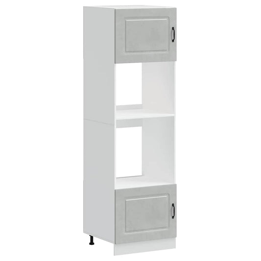 Oven Cabinets 2 pcs Kalmar Concrete Grey Engineered Wood Oven Cabinets 2 pcs Kalmar Concrete Grey Engineered Wood