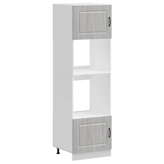 Oven Cabinets 2 pcs "Kalmar" Grey Sonoma Engineered Wood Oven Cabinets 2 pcs "Kalmar" Grey Sonoma Engineered Wood