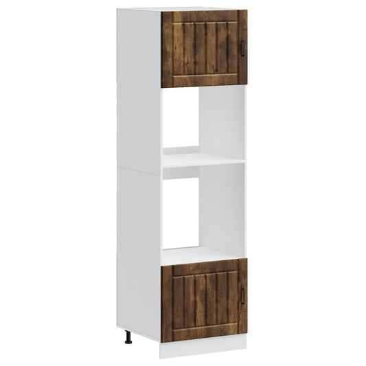 Oven Cabinets 2 pcs "Lucca" Smoked Oak Engineered Wood Oven Cabinets 2 pcs "Lucca" Smoked Oak Engineered Wood