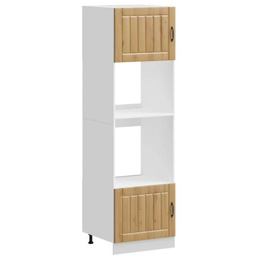 Oven Cabinets 2 pcs "Lucca" Artisan Oak Engineered Wood Oven Cabinets 2 pcs "Lucca" Artisan Oak Engineered Wood