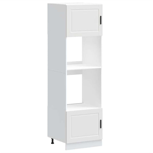 Oven Cabinets 2 pcs Porto White Engineered Wood Oven Cabinets 2 pcs Porto White Engineered Wood