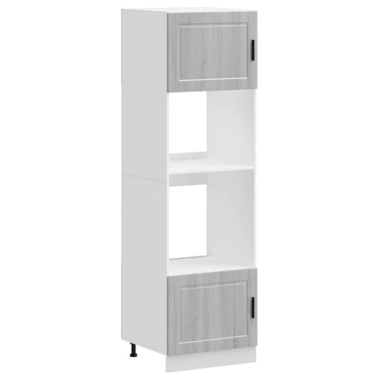 Oven Cabinets 2 pcs Porto Grey Sonoma Engineered Wood Oven Cabinets 2 pcs Porto Grey Sonoma Engineered Wood
