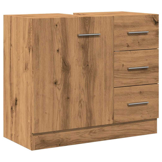 Sink Cabinet Artisian Oak 63x30x54 cm Engineered Wood Sink Cabinet Artisian Oak 63x30x54 cm Engineered Wood