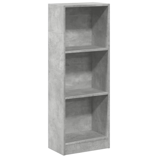 Bookcase Concrete Grey 40x24x109 cm Engineered Wood Bookcase Concrete Grey 40x24x109 cm Engineered Wood