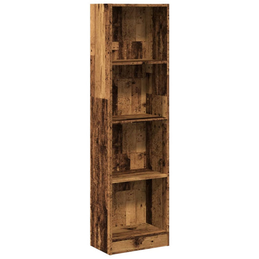 Bookcase Old Wood 40x24x176 cm Engineered Wood Bookcase Old Wood 40x24x176 cm Engineered Wood