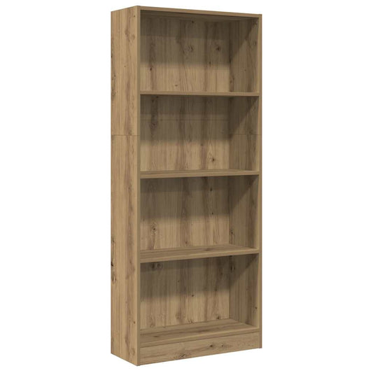 Bookcase Artisian Oak 60x24x143 cm Engineered Wood Bookcase Artisian Oak 60x24x143 cm Engineered Wood