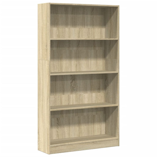 Bookcase Sonoma Oak 80x24x143 cm Engineered Wood Bookcase Sonoma Oak 80x24x143 cm Engineered Wood