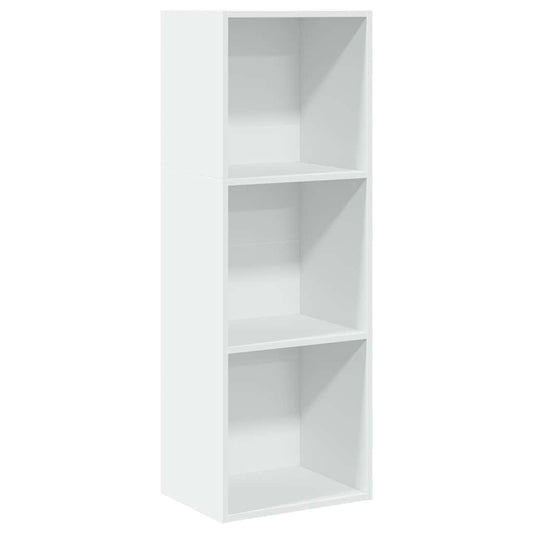 Bookcase White 40x30x114 cm Engineered Wood Bookcase White 40x30x114 cm Engineered Wood