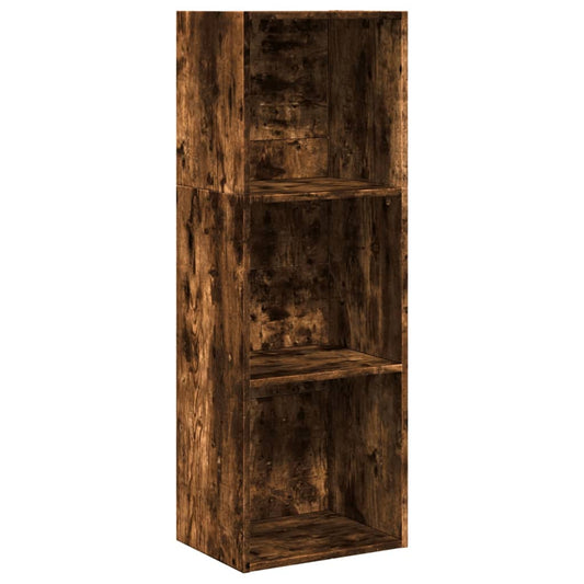 Bookcase Smoked Oak 40x30x114 cm Engineered Wood Bookcase Smoked Oak 40x30x114 cm Engineered Wood