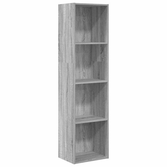 Bookcase Grey Sonoma 40x30x152 cm Engineered Wood Bookcase Grey Sonoma 40x30x152 cm Engineered Wood