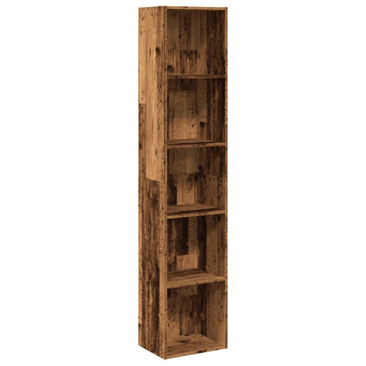 Bookcase Old Wood 40x30x189 cm Engineered Wood Bookcase Old Wood 40x30x189 cm Engineered Wood