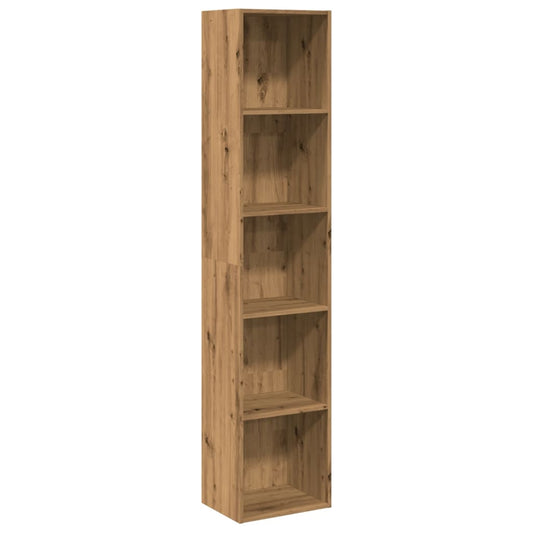 Bookcase Artisian Oak 40x30x189 cm Engineered Wood Bookcase Artisian Oak 40x30x189 cm Engineered Wood
