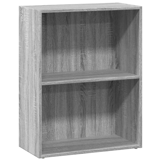 Bookcase Grey Sonoma 60x30x77 cm Engineered Wood Bookcase Grey Sonoma 60x30x77 cm Engineered Wood