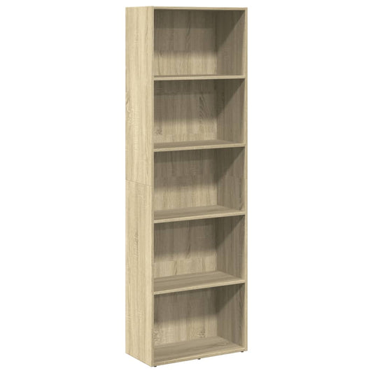 Bookcase Sonoma Oak 60x30x189 cm Engineered Wood Bookcase Sonoma Oak 60x30x189 cm Engineered Wood