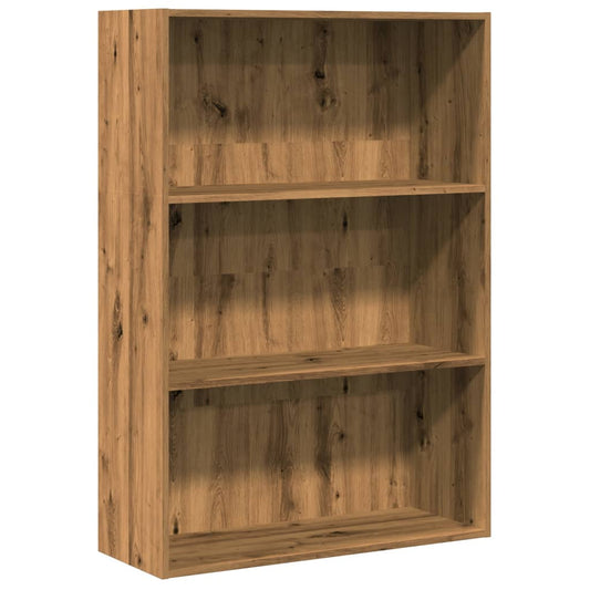 Bookcase Artisian Oak 80x30x114 cm Engineered Wood Bookcase Artisian Oak 80x30x114 cm Engineered Wood