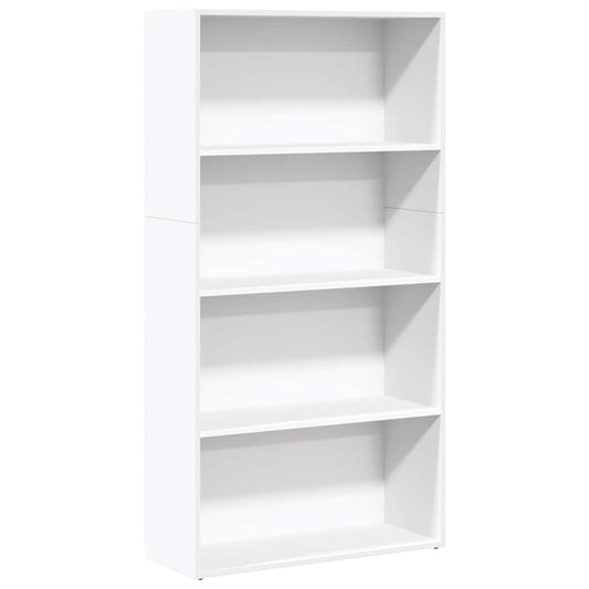 Bookcase White 80x30x152 cm Engineered Wood Bookcase White 80x30x152 cm Engineered Wood