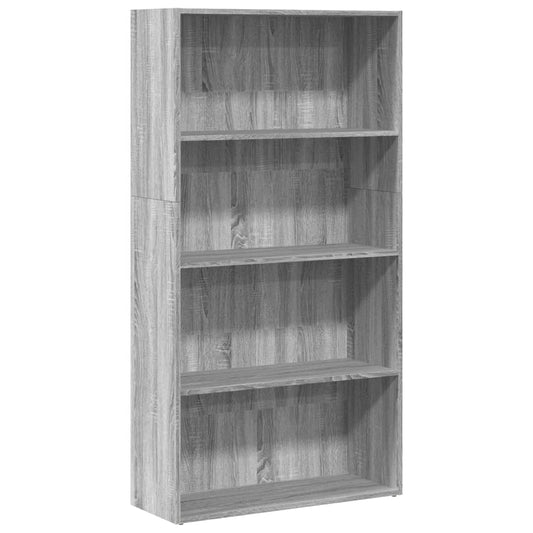 Bookcase Grey Sonoma 80x30x152 cm Engineered Wood Bookcase Grey Sonoma 80x30x152 cm Engineered Wood