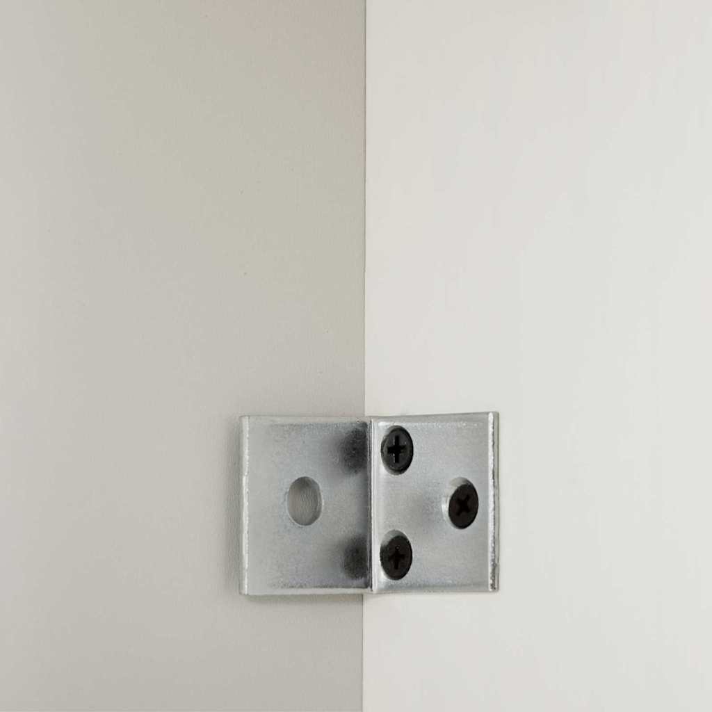 Toilet Cabinet VIGO White and Antique White 60 x 27 x 161 cm