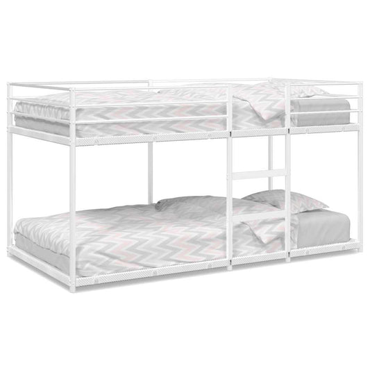 Bunk Bed without Mattress White 80x200 cm Steel Bunk Bed without Mattress White 80x200 cm Steel
