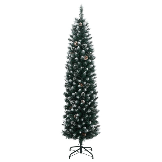 Artificial Slim Christmas Tree 150 LEDs 120 cm Artificial Slim Christmas Tree 150 LEDs 120 cm