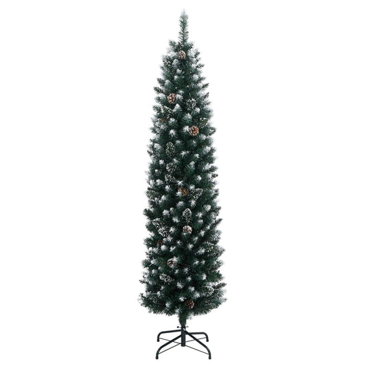 Artificial Slim Christmas Tree 150 LEDs 150 cm Artificial Slim Christmas Tree 150 LEDs 150 cm