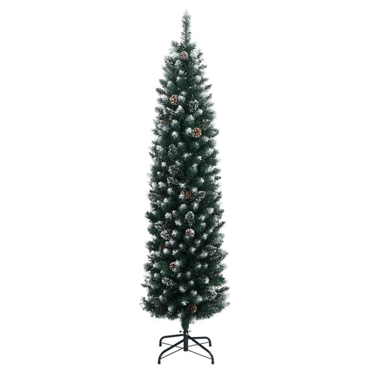 Artificial Slim Christmas Tree 300 LEDs 240 cm Artificial Slim Christmas Tree 300 LEDs 240 cm