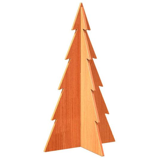 Wooden Christmas Tree for Decoration Wax Brown 80 cm Solid Wood Pine Wooden Christmas Tree for Decoration Wax Brown 80 cm Solid Wood Pine