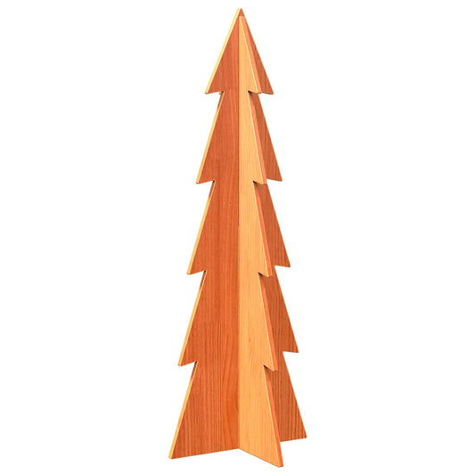 Wooden Christmas Tree for Decoration Wax Brown 112 cm Solid Wood Pine Wooden Christmas Tree for Decoration Wax Brown 112 cm Solid Wood Pine