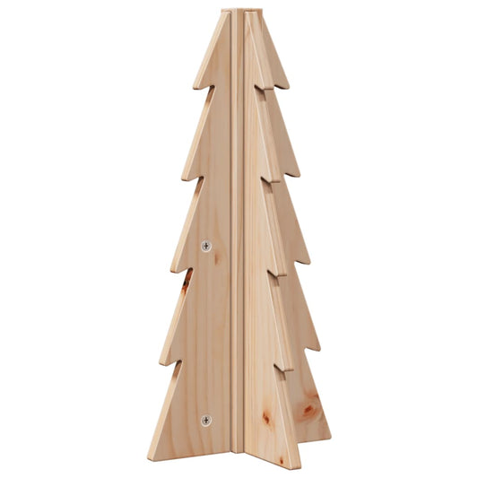 Wooden Christmas Tree for Decoration 49 cm Solid Wood Pine Wooden Christmas Tree for Decoration 49 cm Solid Wood Pine