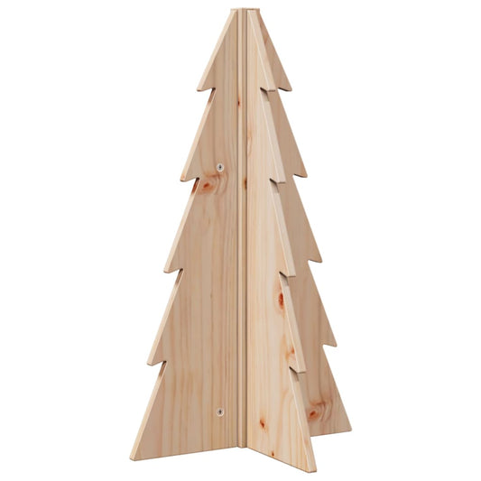 Wooden Christmas Tree for Decoration 69.5 cm Solid Wood Pine Wooden Christmas Tree for Decoration 69.5 cm Solid Wood Pine