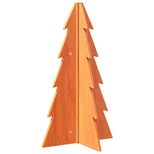 Wooden Christmas Tree for Decoration Wax Brown 69.5 cm Solid Wood Pine Wooden Christmas Tree for Decoration Wax Brown 69.5 cm Solid Wood Pine
