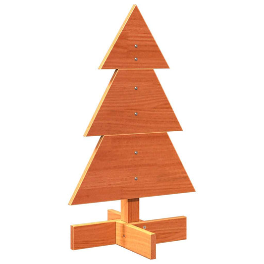 Wooden Christmas Tree for Decoration Wax Brown 60 cm Solid Wood Pine Wooden Christmas Tree for Decoration Wax Brown 60 cm Solid Wood Pine