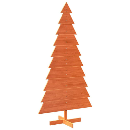 Wooden Christmas Tree for Decoration Wax Brown 180 cm Solid Wood Pine Wooden Christmas Tree for Decoration Wax Brown 180 cm Solid Wood Pine