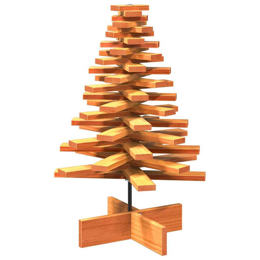 Wooden Christmas Tree for Decoration Wax Brown 80 cm Solid Wood Pine Wooden Christmas Tree for Decoration Wax Brown 80 cm Solid Wood Pine
