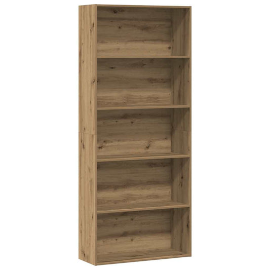 Book Cabinet Artisian Oak 80x30x189 cm Engineered Wood Book Cabinet Artisian Oak 80x30x189 cm Engineered Wood