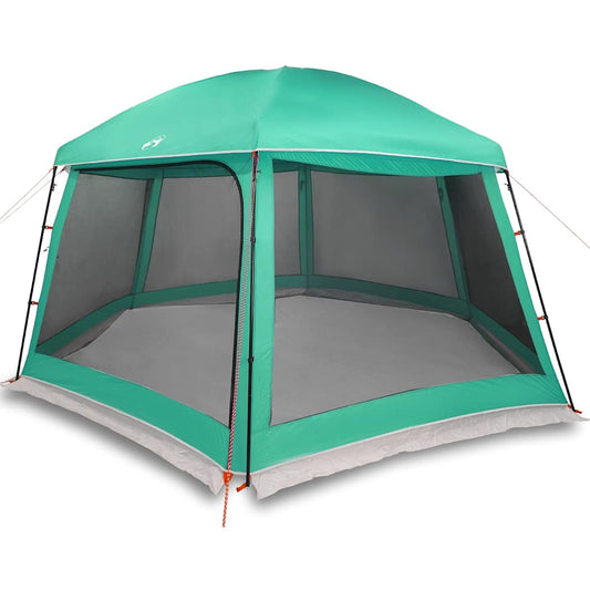 Pool Tent with Removable Fly & Mesh Walls Sea Green 512x458 cm Pool Tent with Removable Fly & Mesh Walls Sea Green 512x458 cm